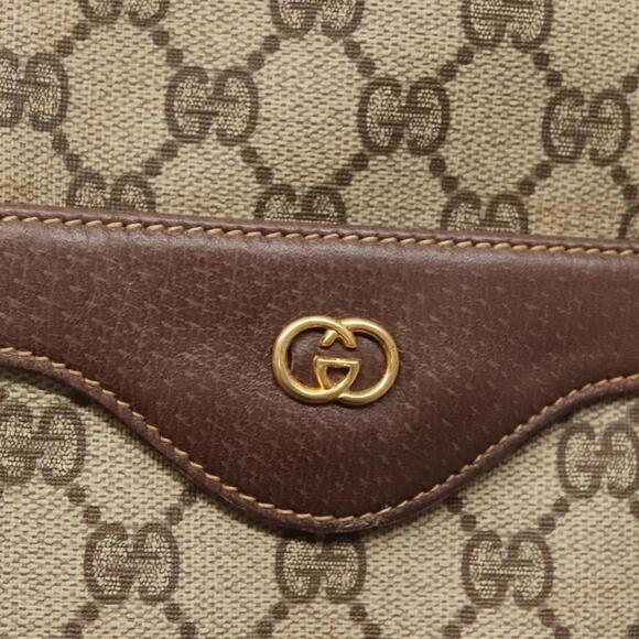 GUCCI GG Supreme Web Sherry Line Tote Bag Pvc Beige 002 123 002 123 - Picture 14 of 16